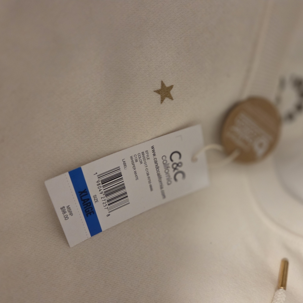 C&C California White Top with Gold Star
